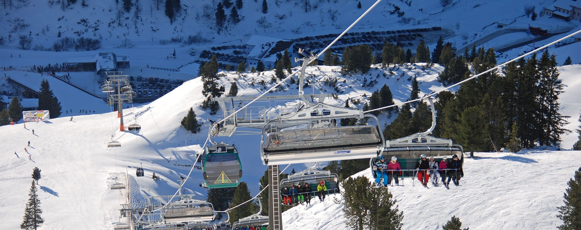 Grünwaldkopfbahn im Skigebiet Obertauern, Salzburg